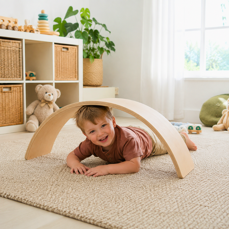 Kiddobo™ SteadyArc Wooden Balance Board